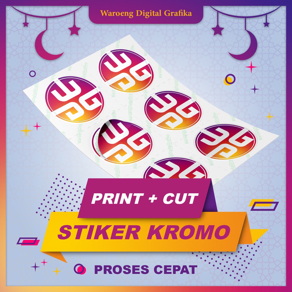 

Cetak Stiker Label Kemasan - Stiker Kromo/Chromo Ukuran A3+