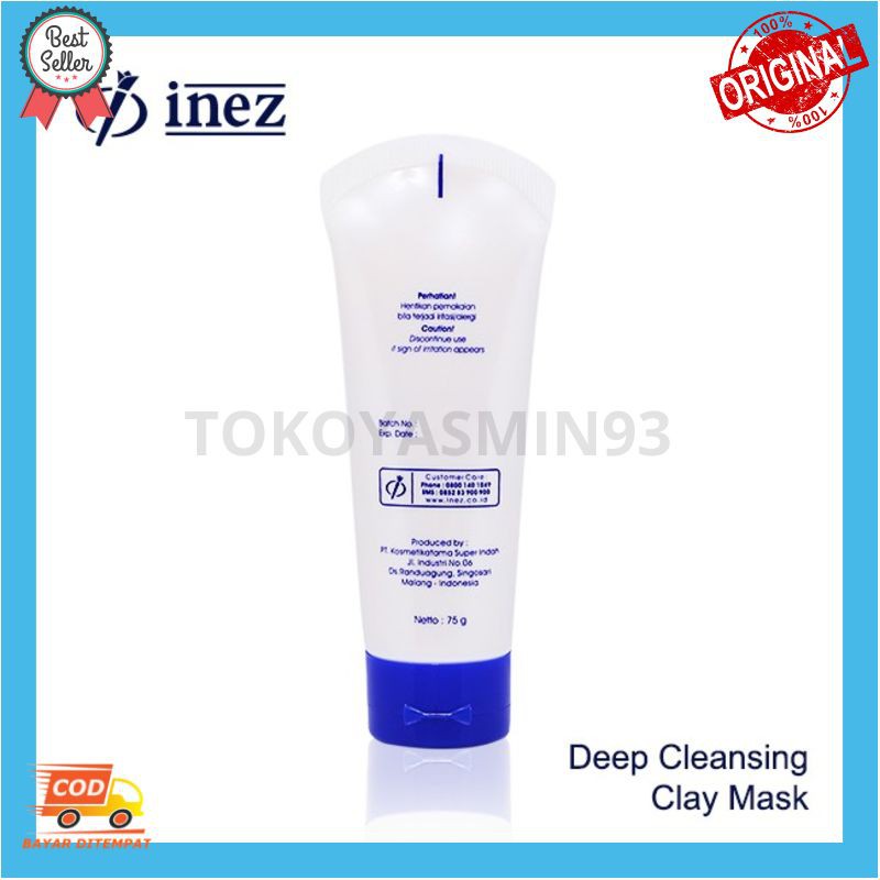 Inez Deep Cleansing Clay Mask Murah