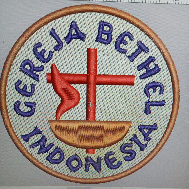 Patch Logo Bordir Gereja Bethel Indonesia (GBI)