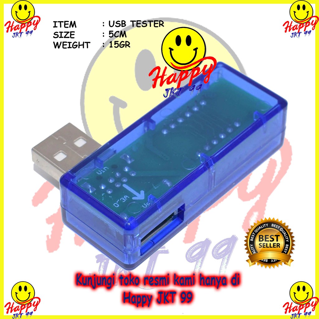 [ HAPPY JKT 99 ] USB TESTER CHARGER DOCTOR ORIGINAL