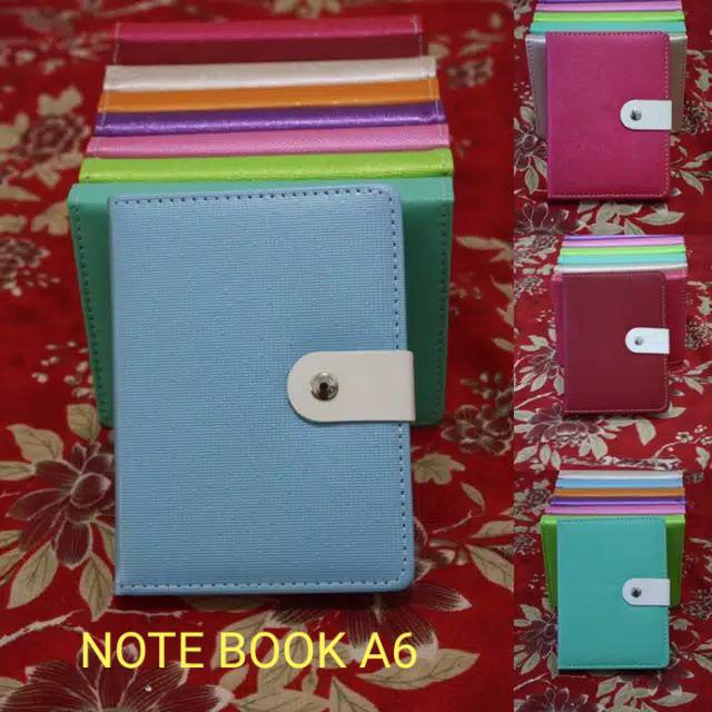 

NOTE BOOK A6 / BUKU CATATAN KECIL WARNA WARNI