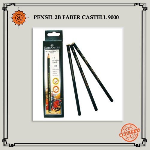 

Pinsil 2B Faber Castell 9000 Original