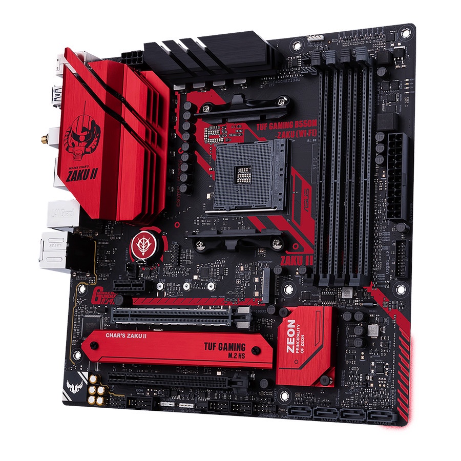 ASUS TUF B550M-PLUS ZAKU GAMING WIFI (AMD AM4, AMD B550, DDR4