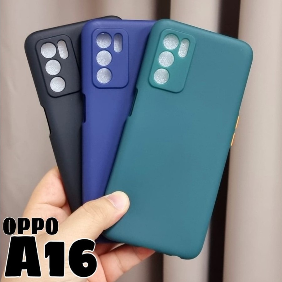 CASE MACARON BABY SKIN OPPO A16 SOFTCASE - GA