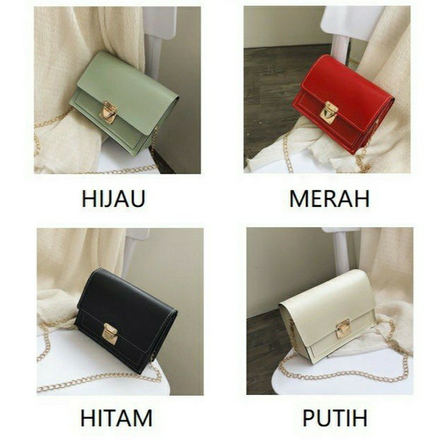 MIKADO - TS197 TAS SELEMPANG WANITA FASHION MURAH IMPORT SLING BAG BAHU CEWEK JAKARTA COD