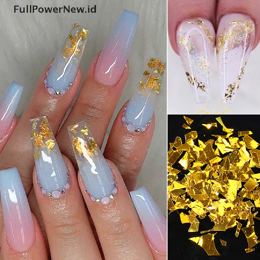 Sequin Glitter Flakes Holografik Warna-Warni Ukuran 5g Untuk Dekorasi Nail Art