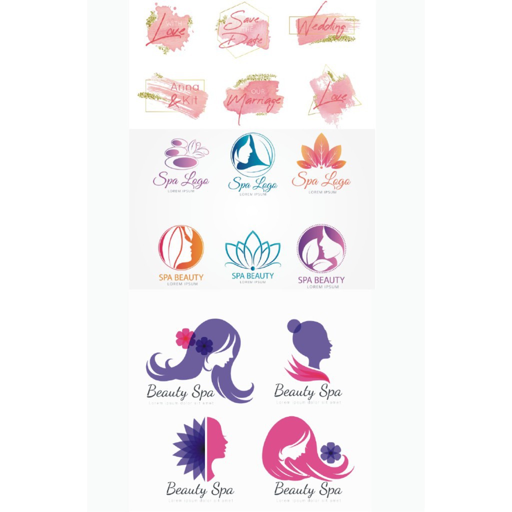 

label sticker motif #8 beauty