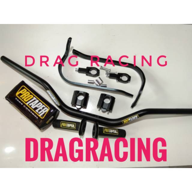 Stang fatbar + protaper + laiser + busa + grip + mudguard  cross + supermoto + trail + semua motor