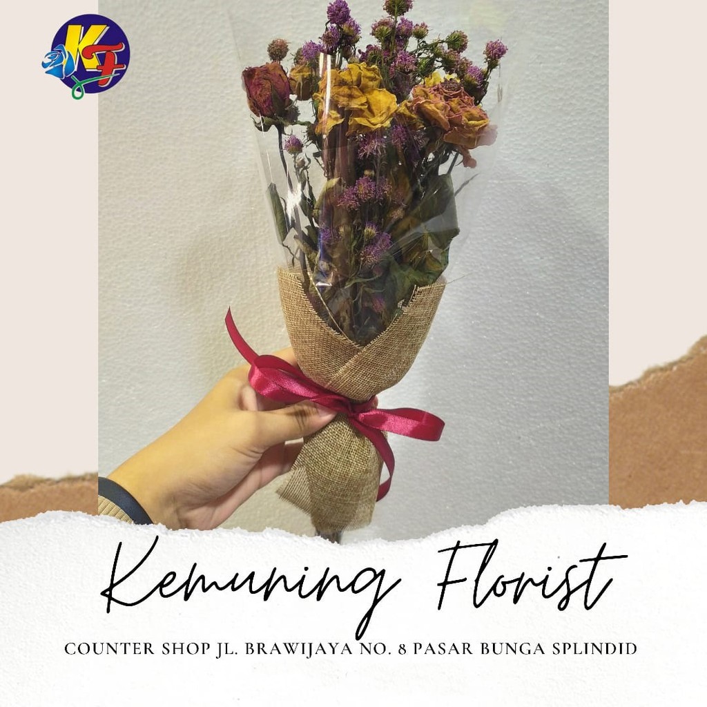 dried flower bunga  kering  buket  dried flower buket  