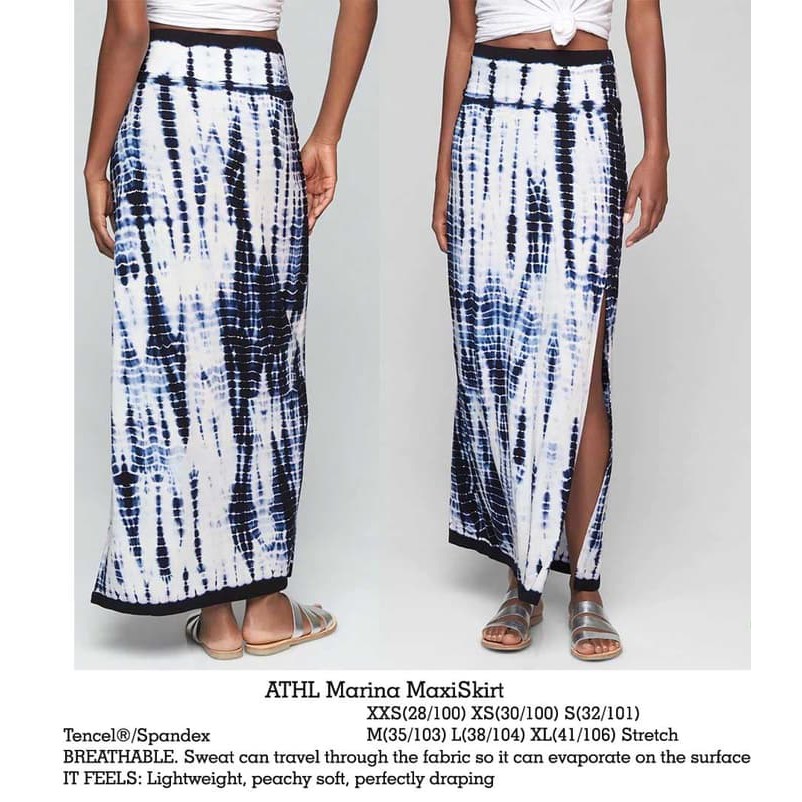 ROK MAXI  ATHLETA Marina Maxi Skirt Rok Panjang Branded Murah  IWAZAH OFFICE