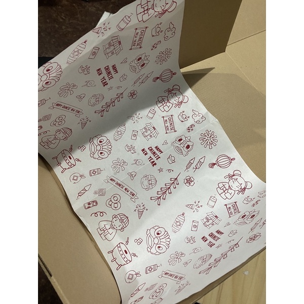 

wrapping paper pucca chinese new year siap dipakai order now size 24x56