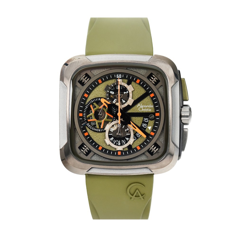 Jam Tangan Pria Original Alexandre Christie AC-6577-MC