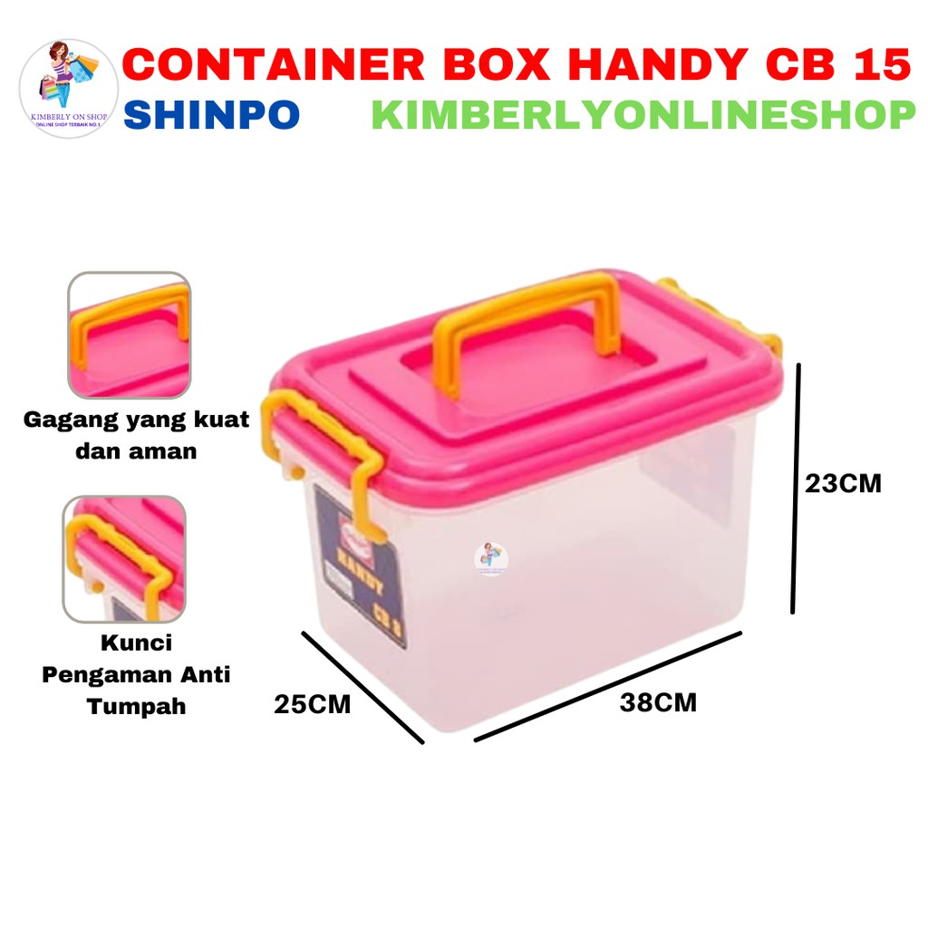 Box plastik menyimpan serbaguna ( container box ) CB15