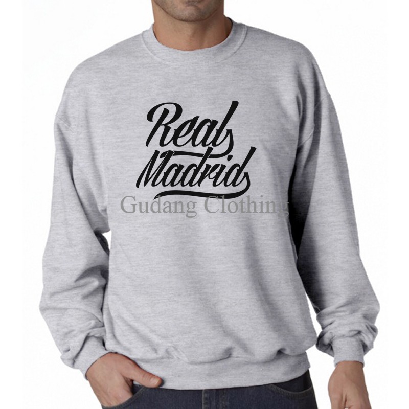 Sweater Crewneck La Liga Madrid Sweater Oblong La Liga Madrid Sweater Basic La Liga Madrid 1