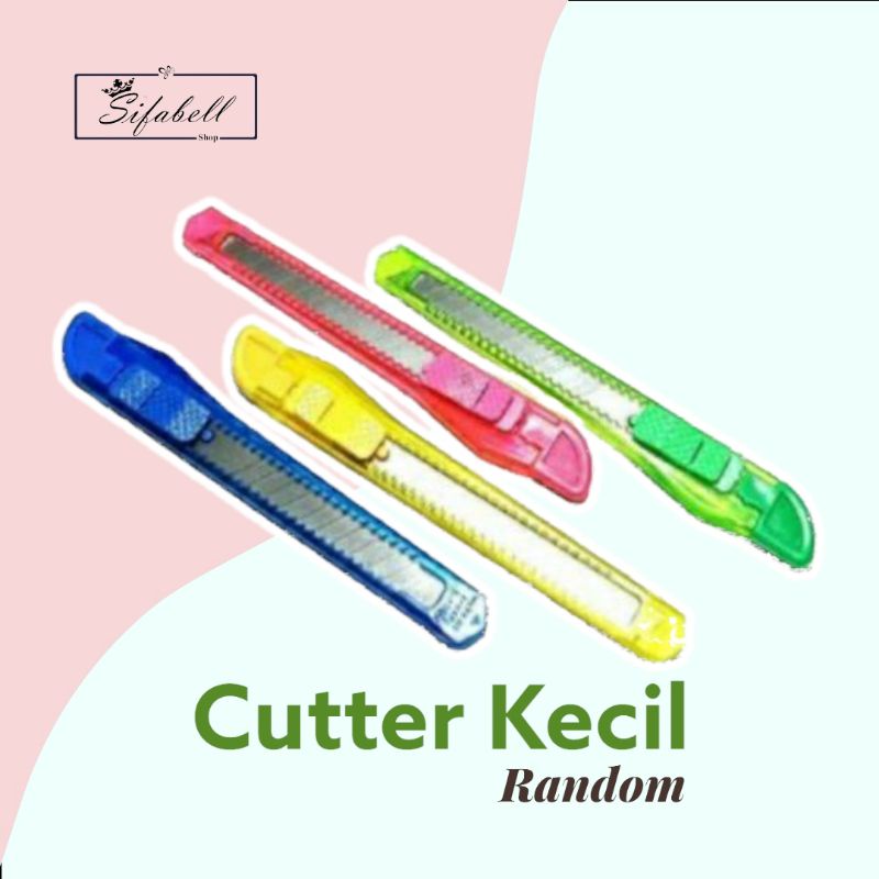 Cutter Kecil 12cm Cutter Populer Pisau Pemotong Kecil Sedang Pisau Ukir