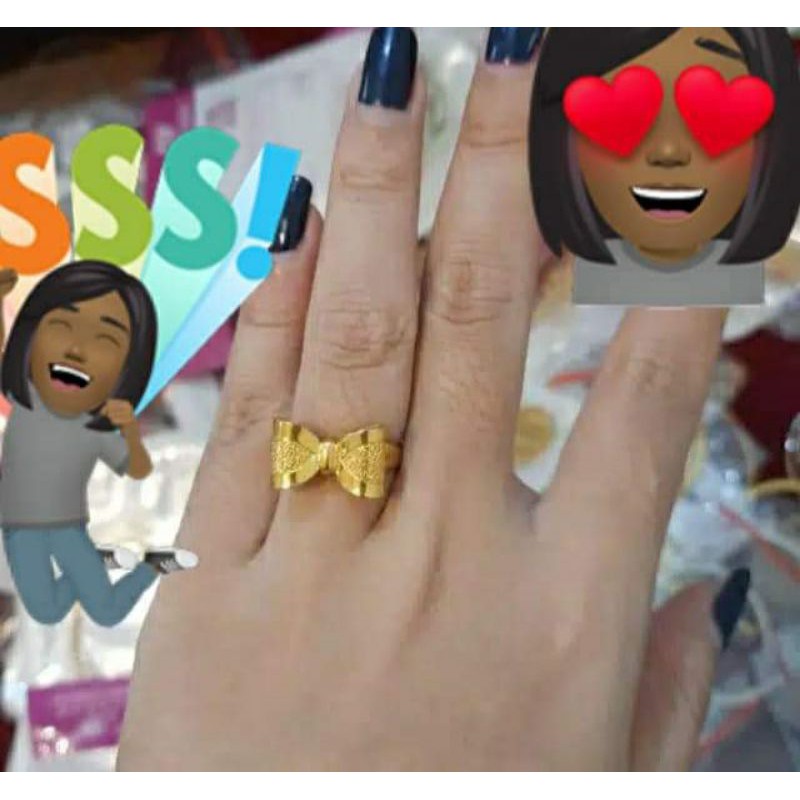 cincin pita emas london asli 24k kadar 99,99% 5 gram
