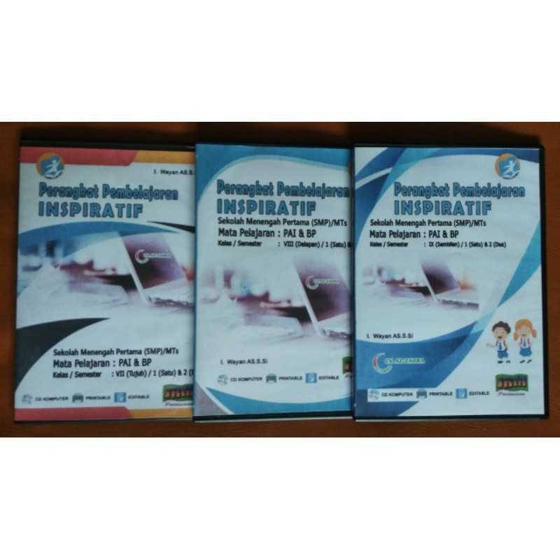 cd rpp K13 INSFIRATI Versi 1 Lembar Mapel PAI DAN BP VII VIII IX 7 8 9 SMP MTS SMPN revisi Terbaru