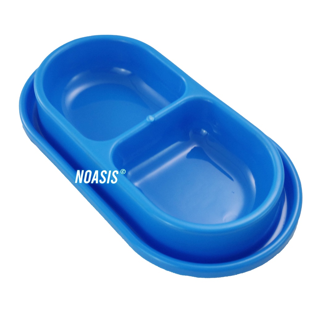 Tempat Makan Kucing &amp; Anjing Besar 2 Space Tempat Makan Anti Semut Double Pet Bowl Food Bowl