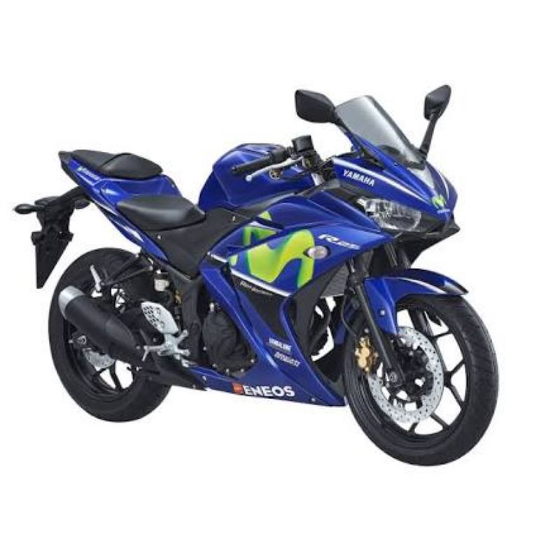 Sticker Stiker Striping R25 ORIGINAL Yamaha YZF R25 Biru GP Movistar