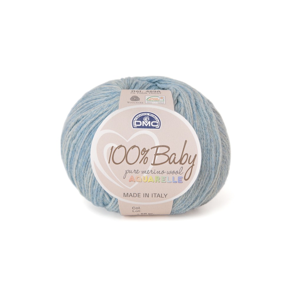 Benang Rajut Knit Crochet DMC Art 489A - 100% Baby Aquarelle Kode 1380