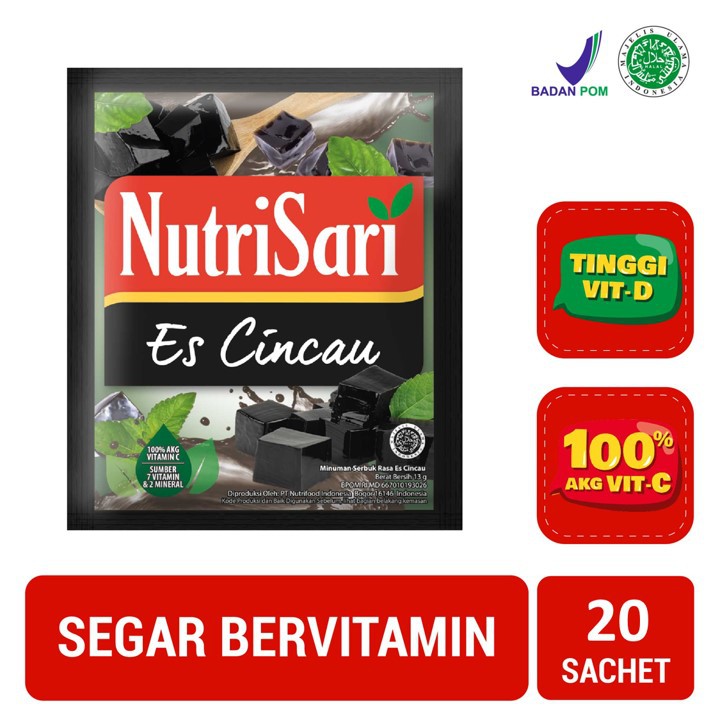 

NutriSari Es Cincau 20'S - Minuman Buah Vitamin C & Vitamin D