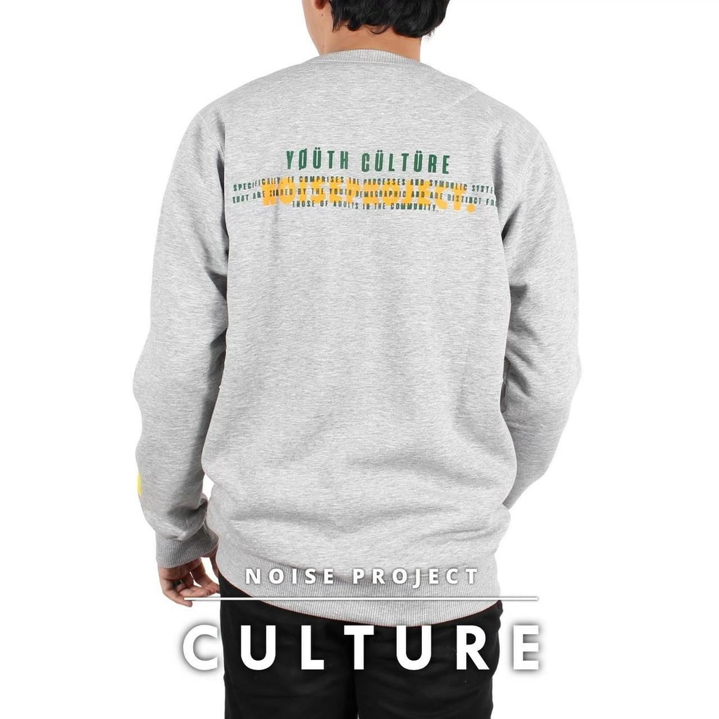 Sweater Crewneck WOLV NOISE CULTURE / Jaket Crewneck Pria / Jaket Crewneck Wanita Available M L XL Casual Good Brand Quality Original (Fulltag) Realpict