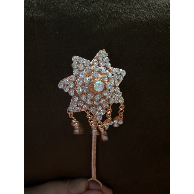 mentul/kembang goyang temabaga/mentul rosegold