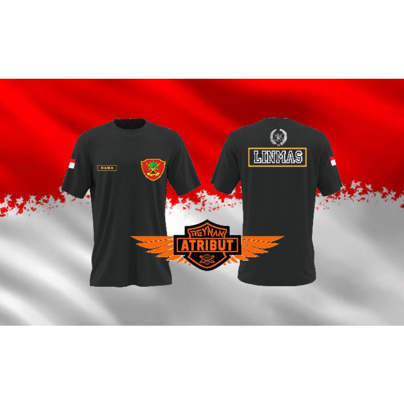 Kaos Lengan Pendek LINMAS