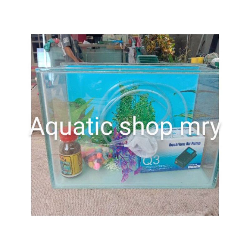 Aquarium 30x15x20 background paket