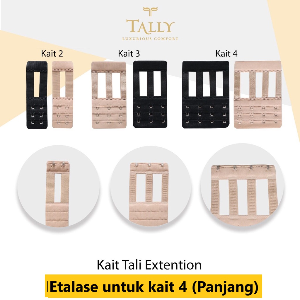 TALLY 1pcs Tali Sambungan Bra Kait 4