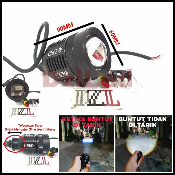 Lampu Tembak Sorot Led Cree Kenzo Kz30 Bisa Mengubah Model Cayaha Bula