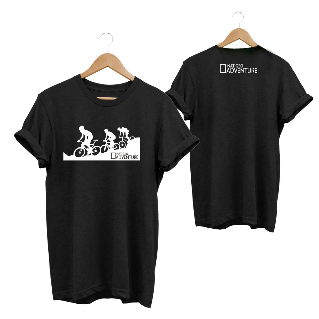 KAOS SEPEDA GOWES NAT GEO ADVENTURE KEREN