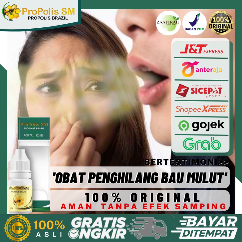 Obat Kumur Penghilang Bau Mulut - Obat Bau Mulut - Menghilangkan Bau Mulut - Bau Nafas Tak Sedap - B
