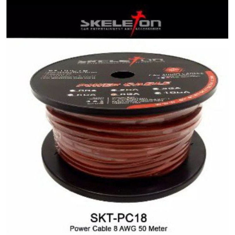 SKELETON CABEL POWER 8 AWG SKT- PC18