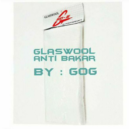 Gaspul Glaswool Anti Baka Peredam Knalpot Glasswool Racing Import