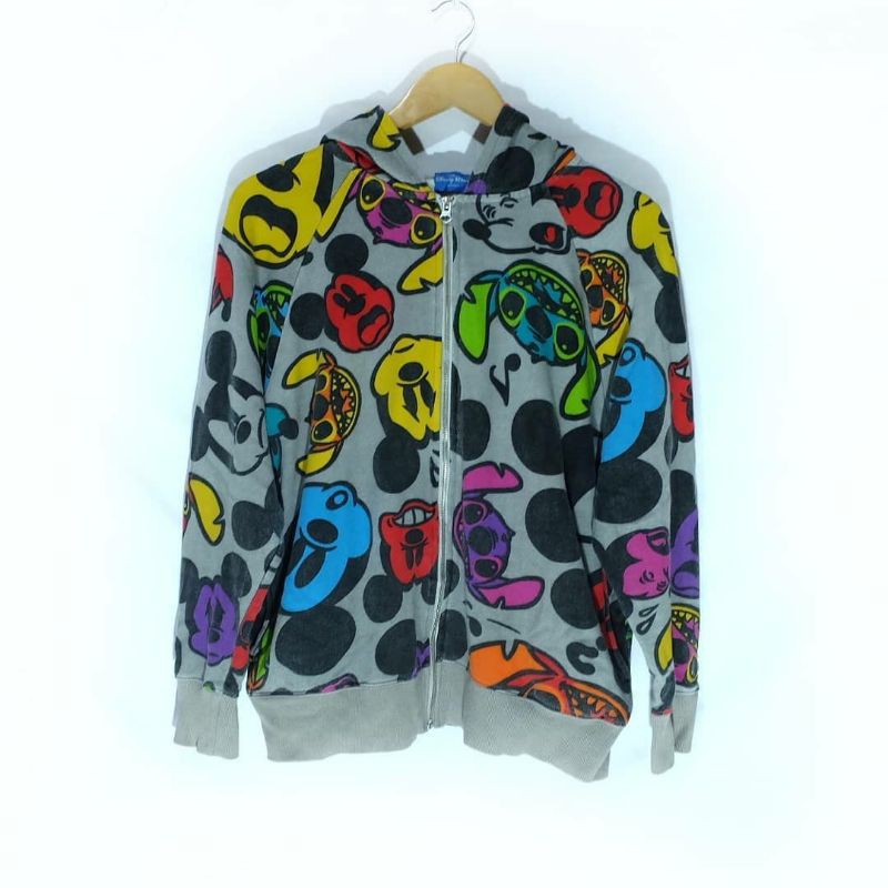 zip hoodie second bekas preloved disney mickey