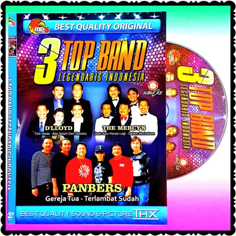 TERBARU DVD MP5 LAGU 3 POP BAND LEGENDARIS INDONESIA BISA KARAOKE POP INDONESIA TEMBANG KENANGAN-LAG