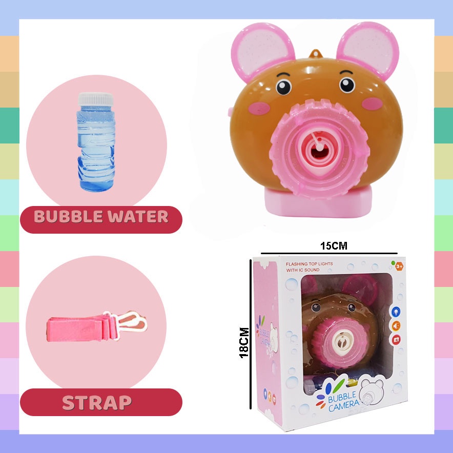 ( BISA COD )Mainan Kamera Bubble Elektik Jumbo / Bubble Jumbo/ Camera Bubble