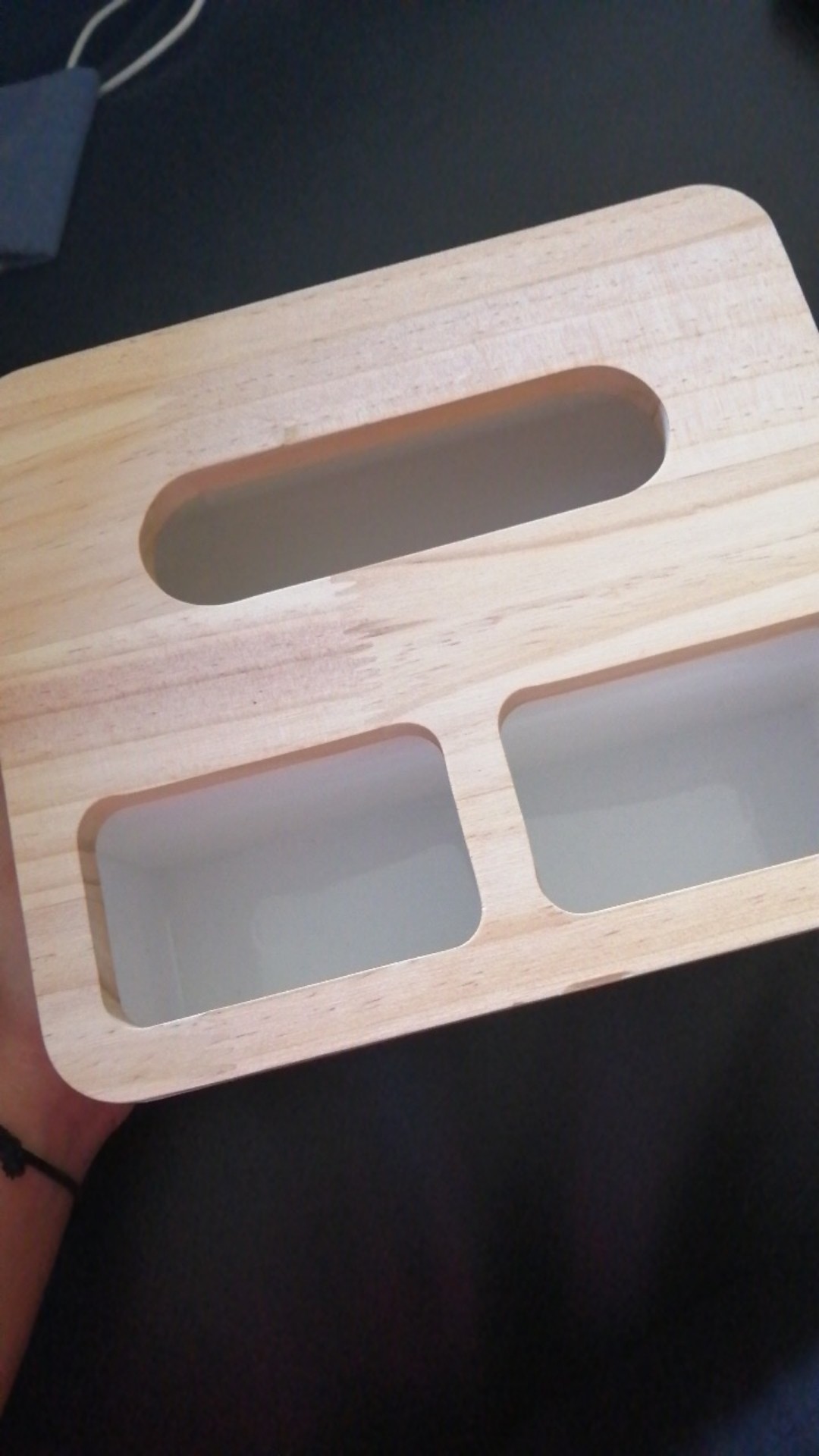 Kotak Tisu Kayu / Tempat Tisu Kayu Multifungsi