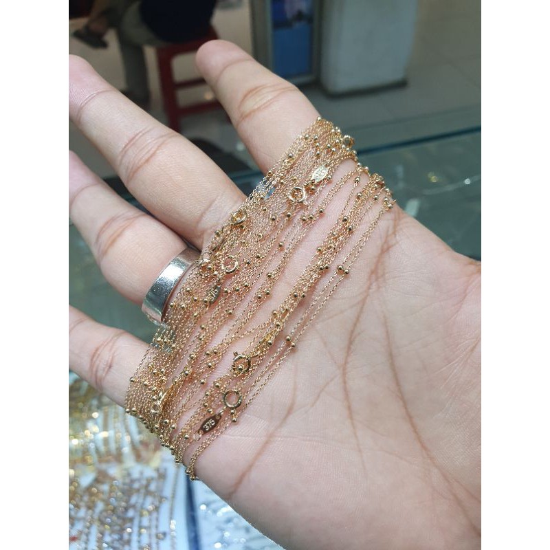 kalung jedar emas cakep banget simple