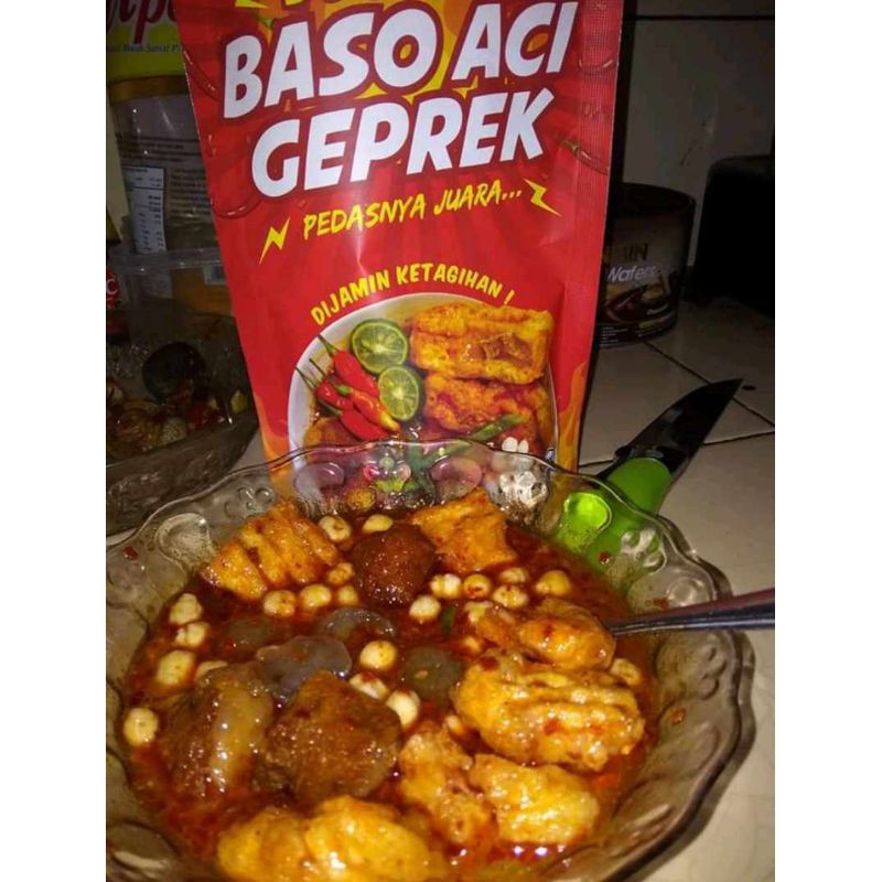 

baso aci geprek