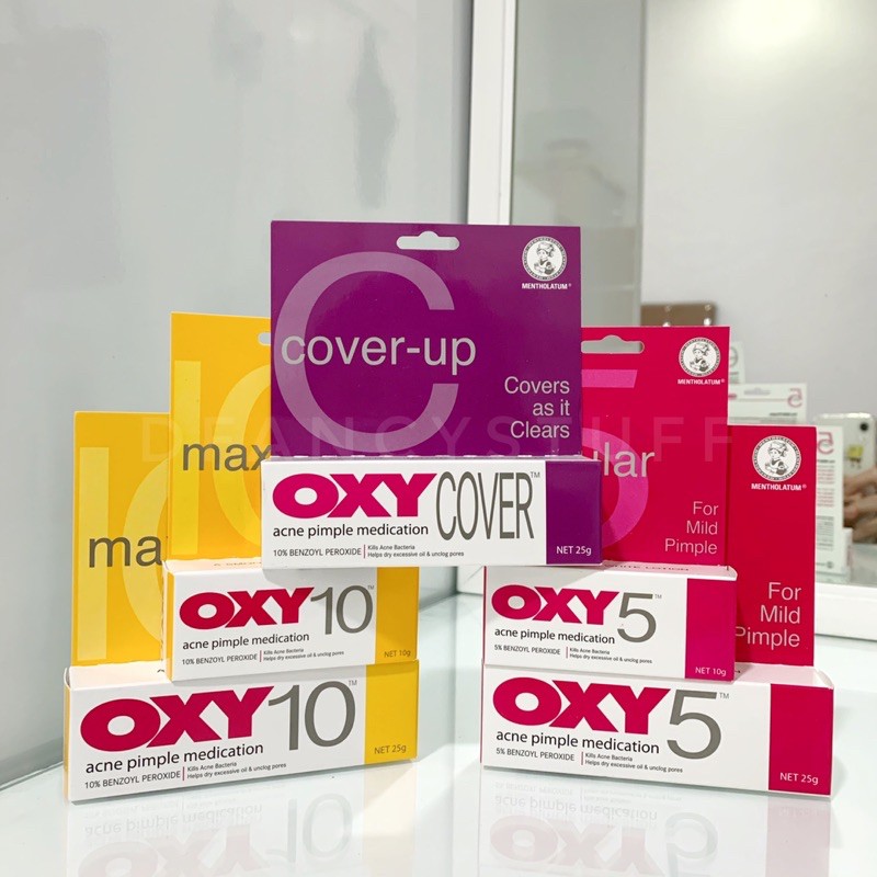 OXY 5 OXY 10 OXY Cover - Obat jerawat ORIGINAL 10gr 25gr