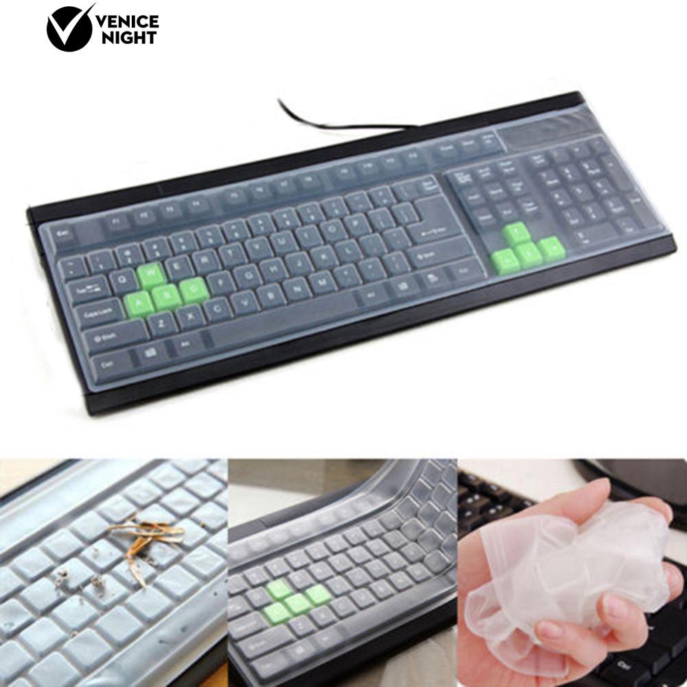 Cover Pelindung Computer Keyboard Bahan Silikon