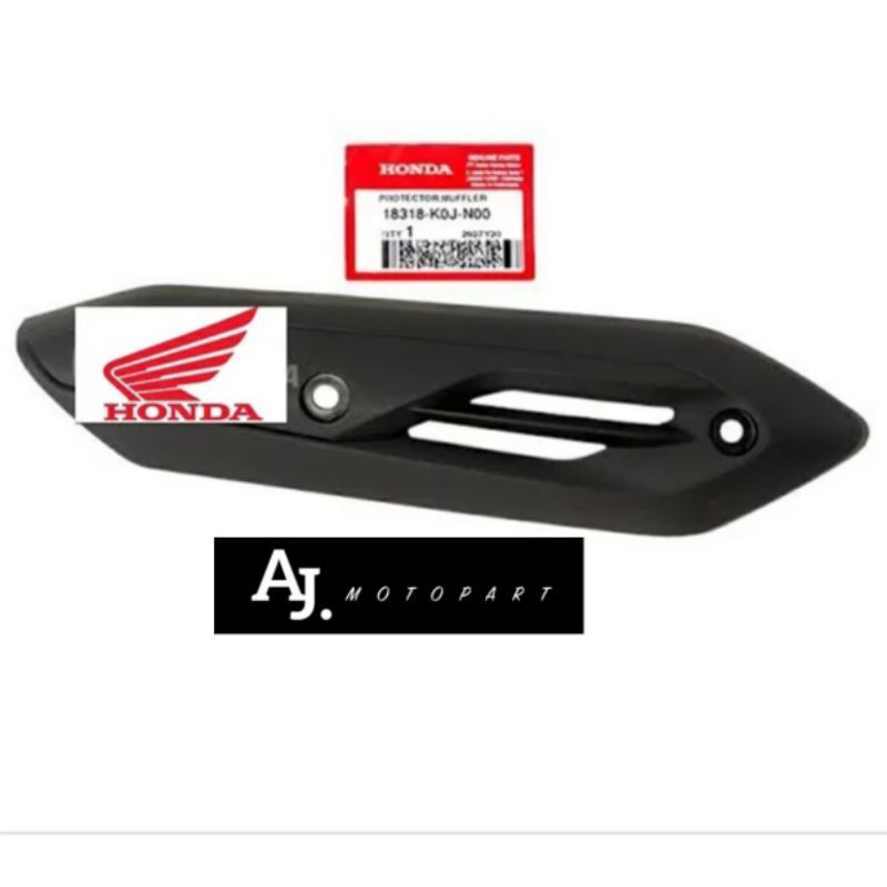 tutup knalpot genio atau cover knalpot genio ori honda ahm