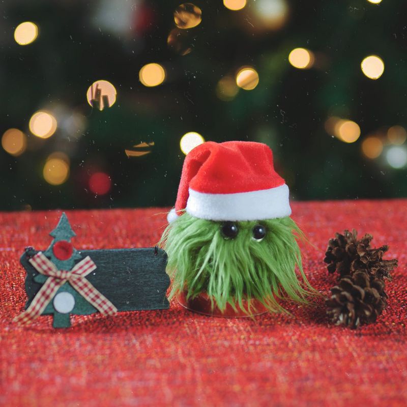 Worry pet Christmas 2021 Grinch - Sensory toy for mental health anxiety buddy - Fidget - Stress ball