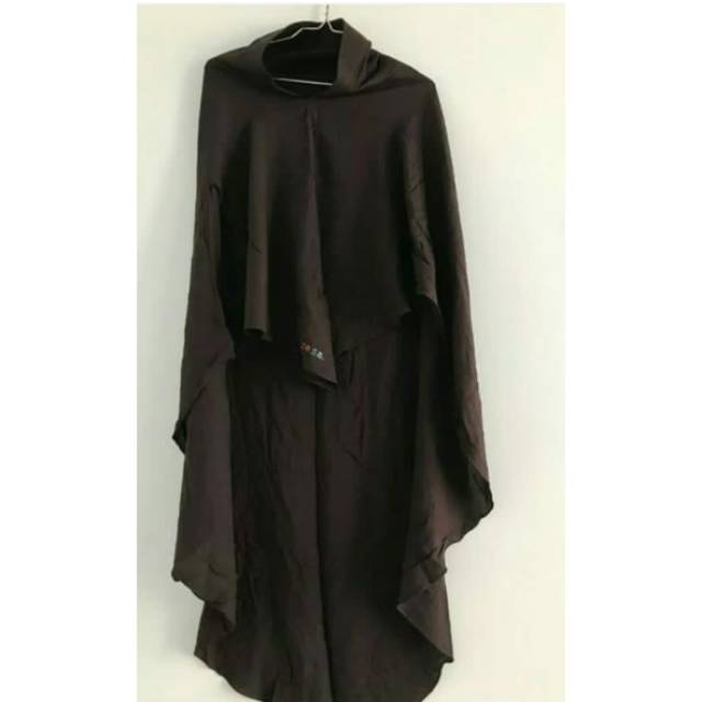 Preloved Khimar Sisesa lavenia VVGC Toast Brown