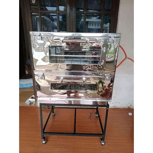 OVEN GAS STAINLESS UK 90X55CM