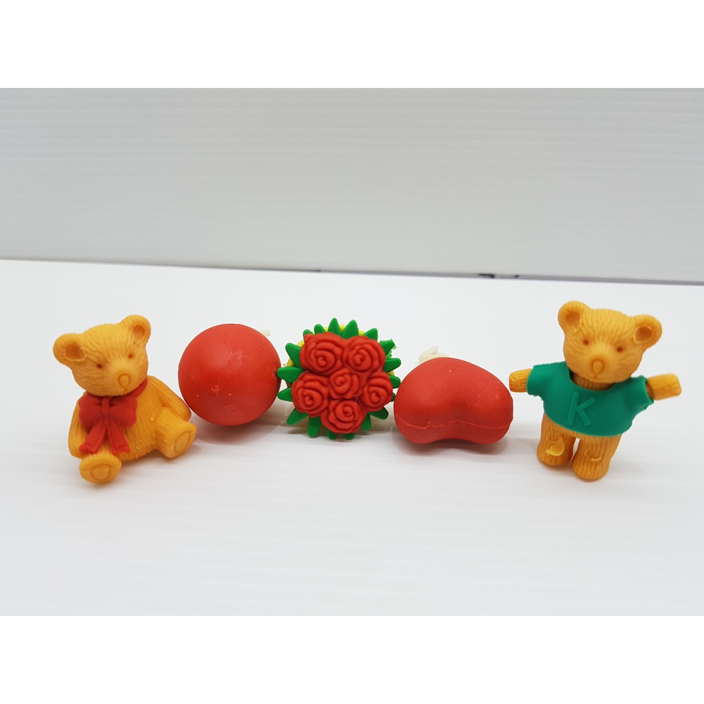 

Penghapus Beruang Balon isi 5pcs/Box Stationery Set Eraser