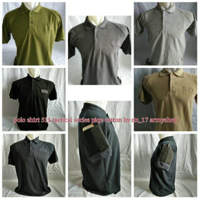 Polo shirt 511 tactical series lacoste cotton dark grey,green army,misty,black,milo