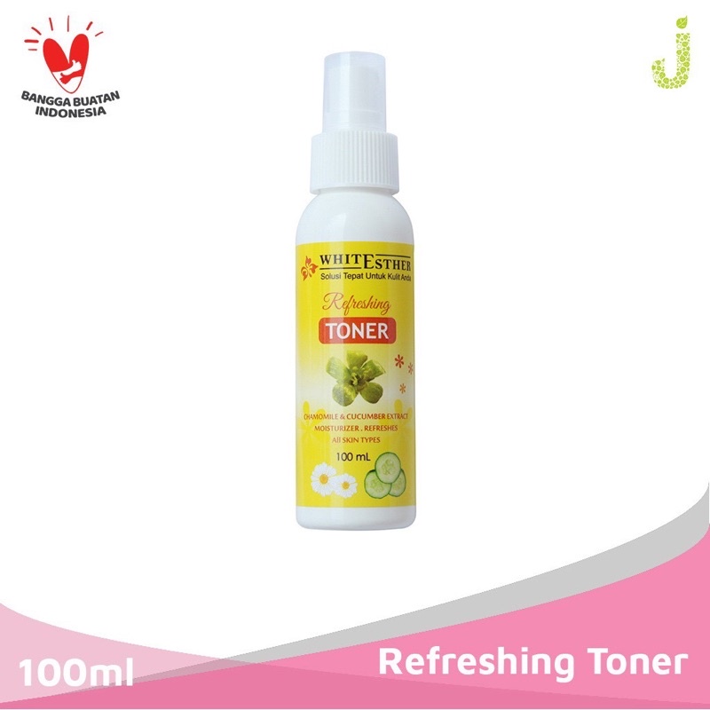 WhitEsther Refreshing Toner 100ML BPOM 18150101728 (WRT) Refreshing Toner (WRT) Promo Sen